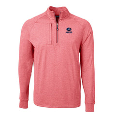 Cutter & Buck Big & Tall Adapt Eco Knit Quarter-Zip Pullover Top - Green Bay Packers