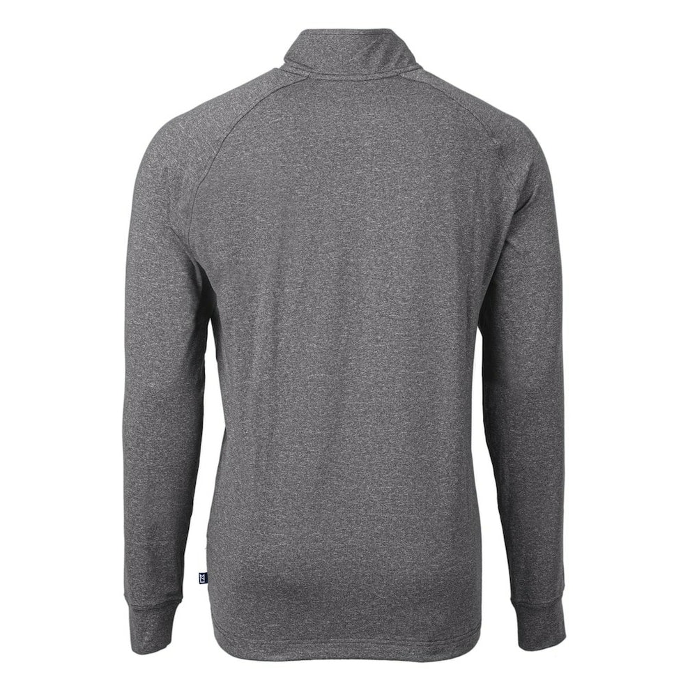 Cutter & Buck Big & Tall Adapt Eco Knit Quarter-Zip Pullover Top - Pittsburgh Steelers