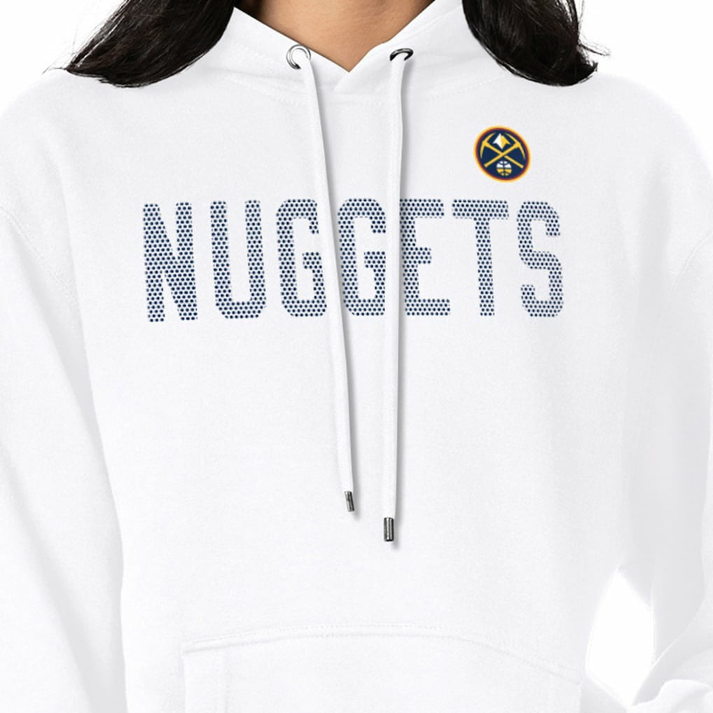 NBA Denver Nuggets G-III 4Her by Carl Banks Women's Dot Print Pullover Hoodie sale