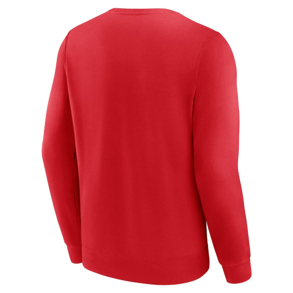 NHL Red Detroit Red Wings Fanatics Focus Fleece Pullover Sweatshirt