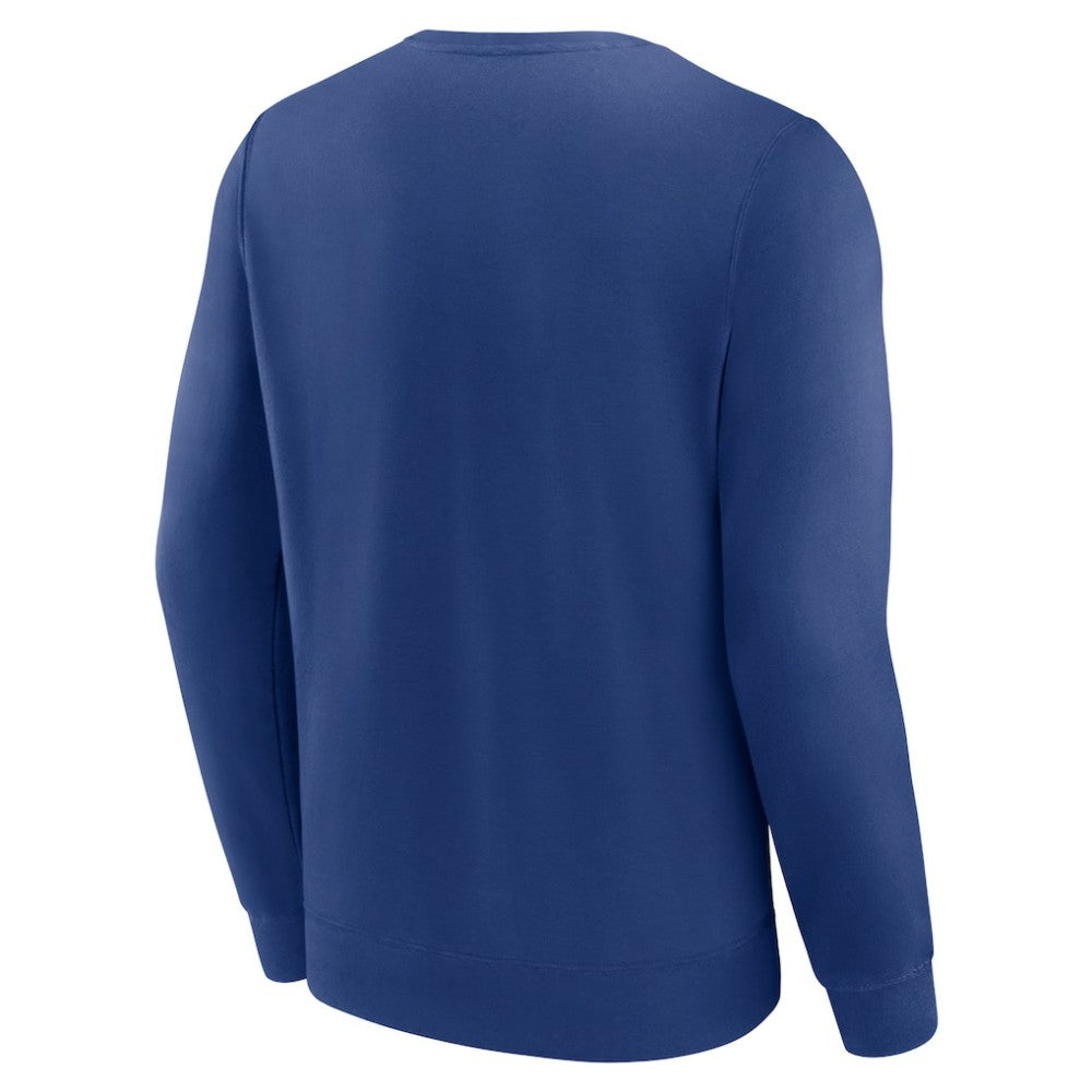 NHL Blue Tampa Bay Lightning Fanatics Focus Fleece Pullover Sweatshirt