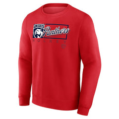 NHL Red Florida Panthers Fanatics Focus Fleece Pullover Sweatshirt