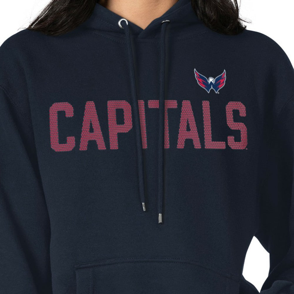 NHL Navy Washington Capitals G-III 4Her by Carl Banks Women's Dot Print Pullover Hoodie