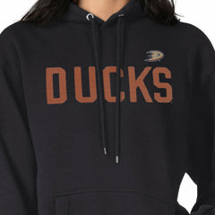 NHL Black Anaheim Ducks G-III 4Her by Carl Banks Women's Dot Print Pullover Hoodie