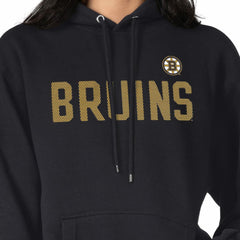 NHL Black Boston Bruins G-III 4Her by Carl Banks Women's Dot Print Pullover Hoodie