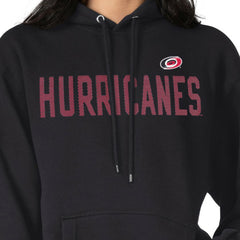 NHL Black Carolina Hurricanes G-III 4Her by Carl Banks Women's Dot Print Pullover Hoodie