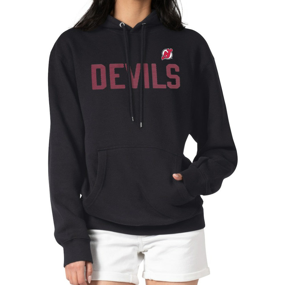 NHL Black New Jersey Devils G-III 4Her by Carl Banks Women's Dot Print Pullover Hoodie