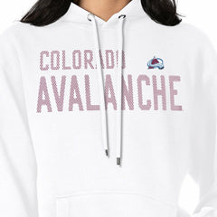 NHL White Colorado Avalanche G-III 4Her by Carl Banks Women's Dot Print Pullover Hoodie