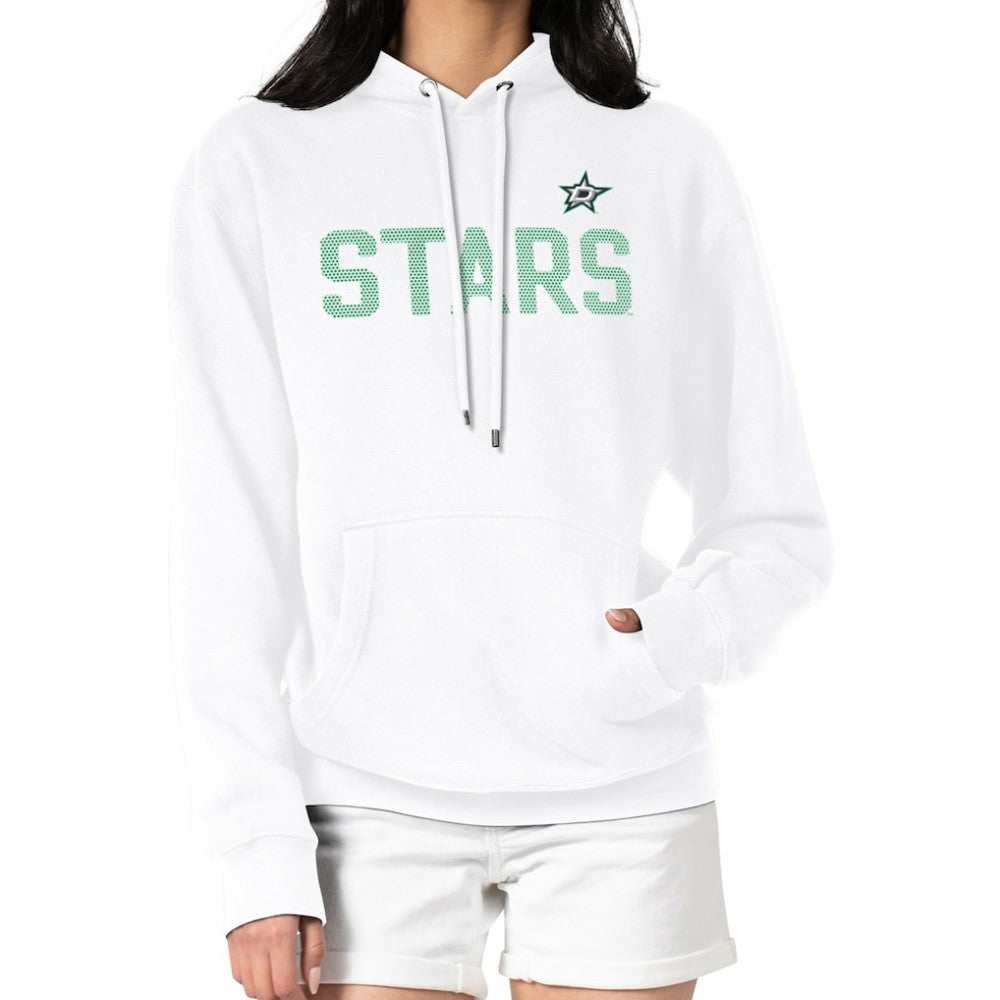 NHL White Dallas Stars G-III 4Her by Carl Banks Women's Dot Print Pullover Hoodie