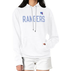 NHL White New York Rangers G-III 4Her by Carl Banks Women's Dot Print Pullover Hoodie