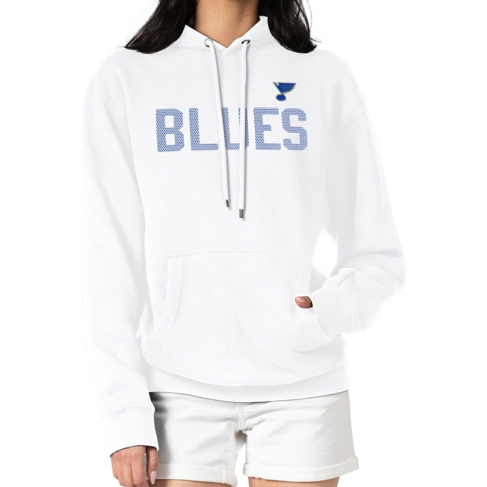 NHL White St. Louis Blues G-III 4Her by Carl Banks Women's Dot Print Pullover Hoodie