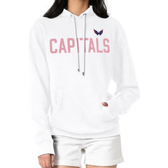 NHL White Washington Capitals G-III 4Her by Carl Banks Women's Dot Print Pullover Hoodie