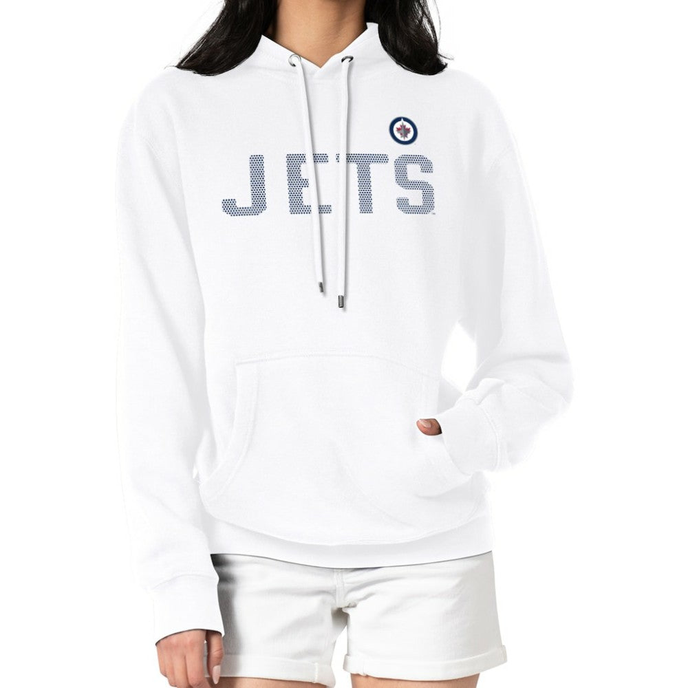 NHL White Winnipeg Jets G-III 4Her by Carl Banks Women's Dot Print Pullover Hoodie