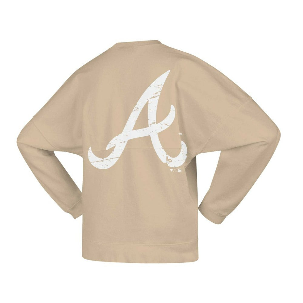 MLB Atlanta Braves Fanatics Women's Branded Fleece Pullover Sweatshirt