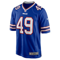 DaShaun White  Team Game Jersey - Buffalo Bills