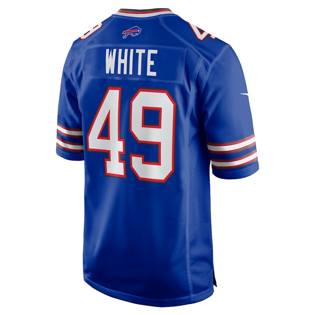 DaShaun White  Team Game Jersey - Buffalo Bills