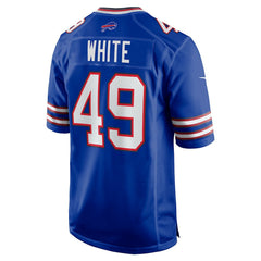 DaShaun White  Team Game Jersey - Buffalo Bills