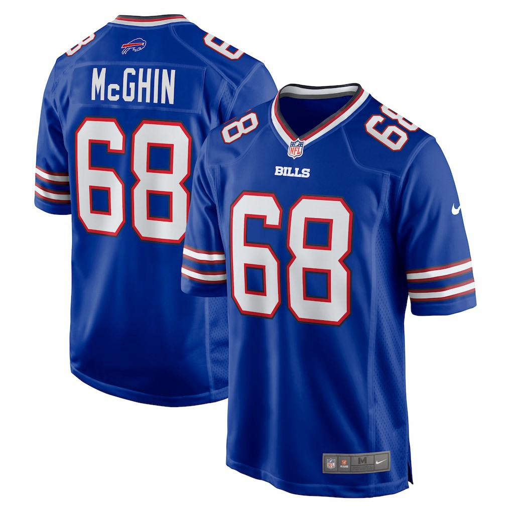 Garrett McGhin  Team Game Jersey - Buffalo Bills