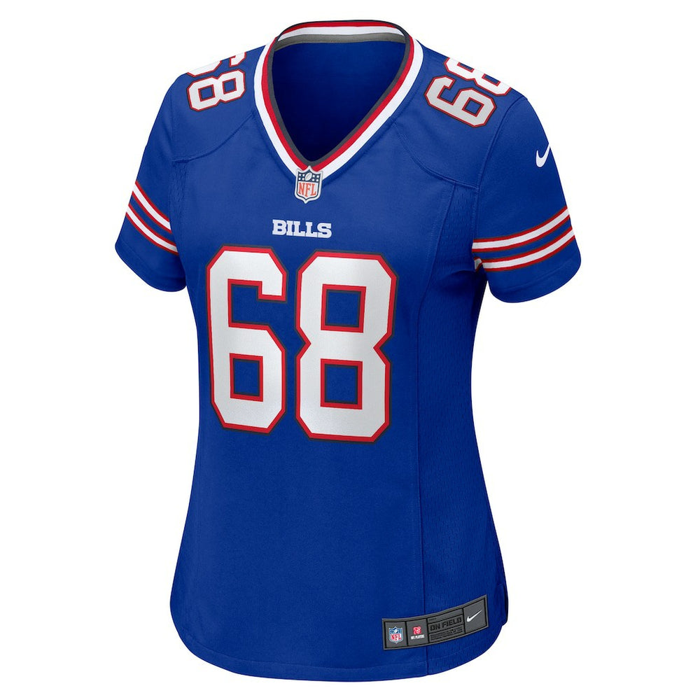 Garrett McGhin  Women's Team Game Jersey - Buffalo Bills