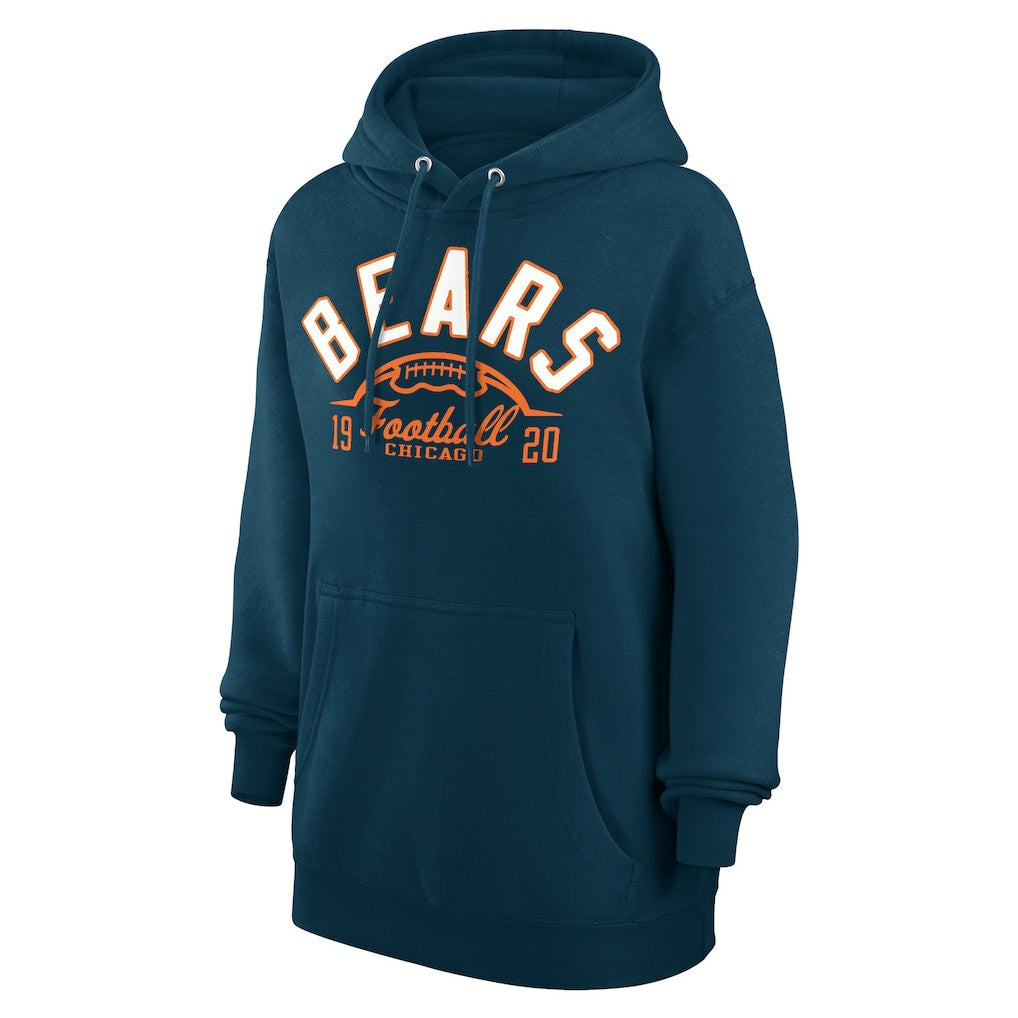 Starter Unisex Half Ball Team Fleece Pullover Hoodie - Chicago Bears