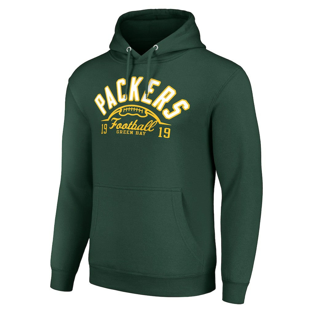 Starter Unisex Half Ball Team Fleece Pullover Hoodie - Green Bay Packers