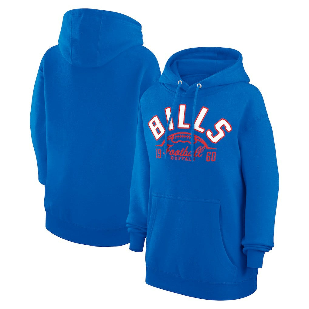 Starter Unisex Half Ball Team Fleece Pullover Hoodie - Buffalo Bills