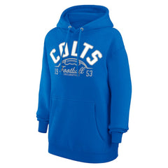 Starter Unisex Half Ball Team Fleece Pullover Hoodie - Indianapolis Colts