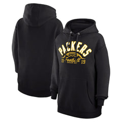 Starter Unisex Half Ball Team Fleece Pullover Hoodie - Green Bay Packers