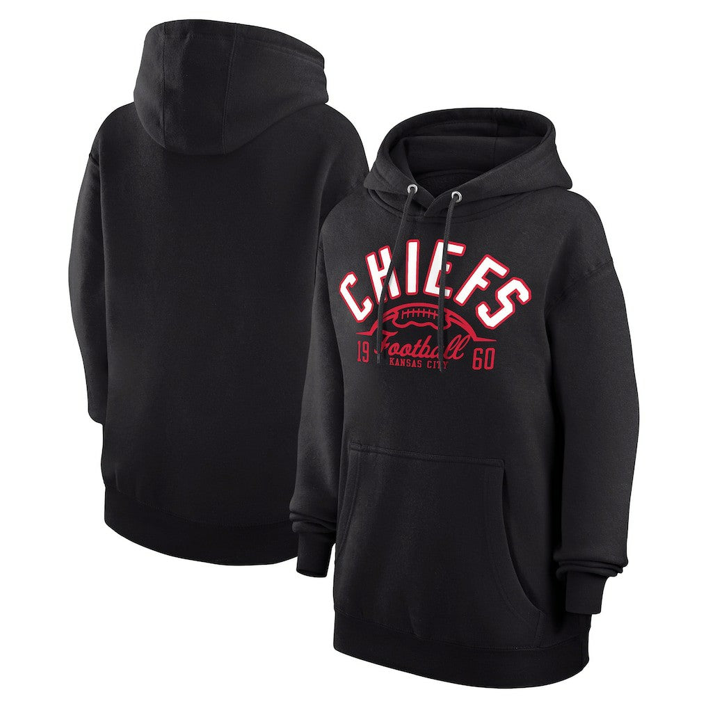 Starter Unisex Half Ball Team Fleece Pullover Hoodie - Kansas City Chiefs