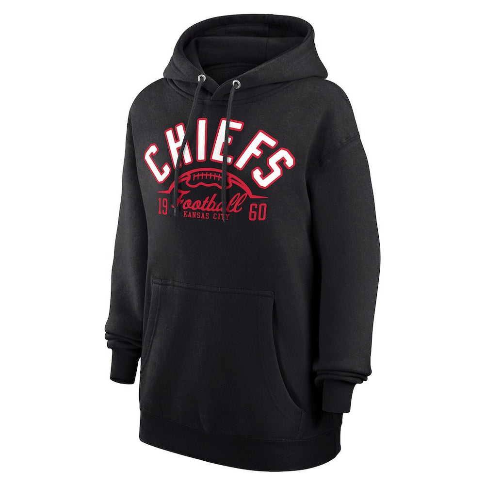 Starter Unisex Half Ball Team Fleece Pullover Hoodie - Kansas City Chiefs