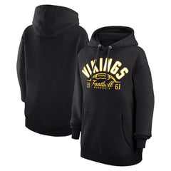 Starter Unisex Half Ball Team Fleece Pullover Hoodie - Minnesota Vikings