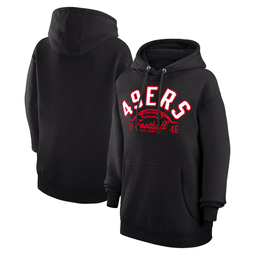Starter Unisex Half Ball Team Fleece Pullover Hoodie - San Francisco 49ers
