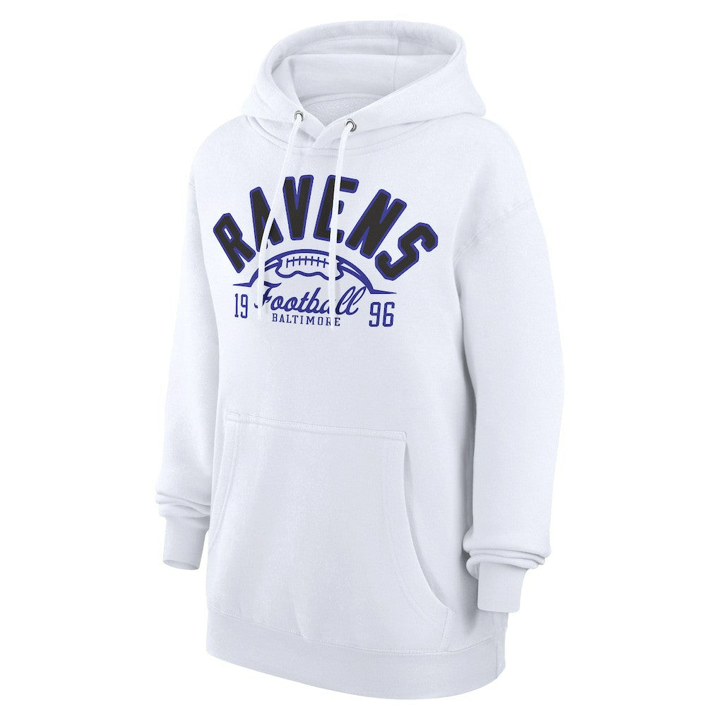 Starter Unisex Half Ball Team Fleece Pullover Hoodie - Baltimore Ravens
