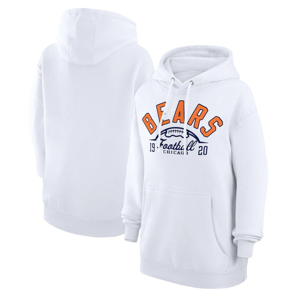 Starter Unisex Half Ball Team Fleece Pullover Hoodie - Chicago Bears