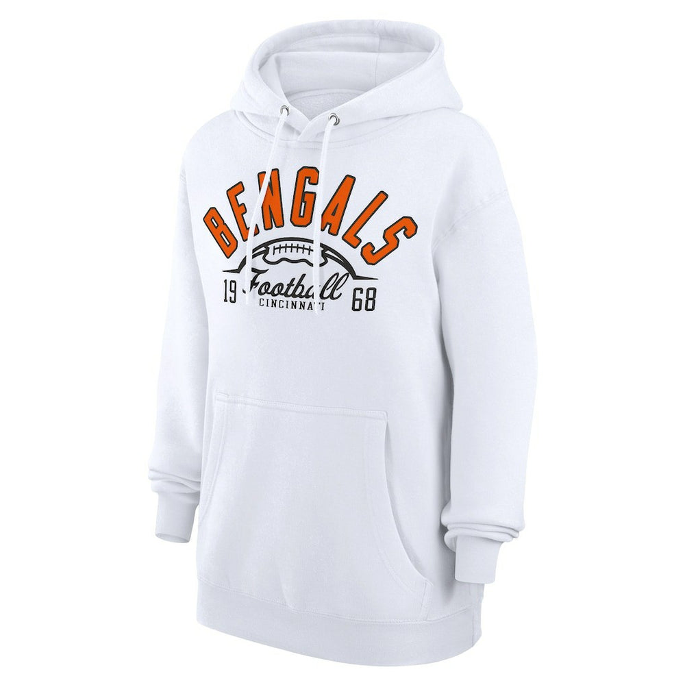 Starter Unisex Half Ball Team Fleece Pullover Hoodie - Cincinnati Bengals