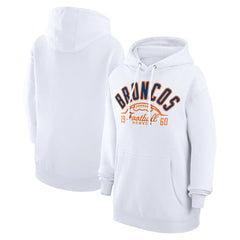 Starter Unisex Half Ball Team Fleece Pullover Hoodie - Denver Broncos