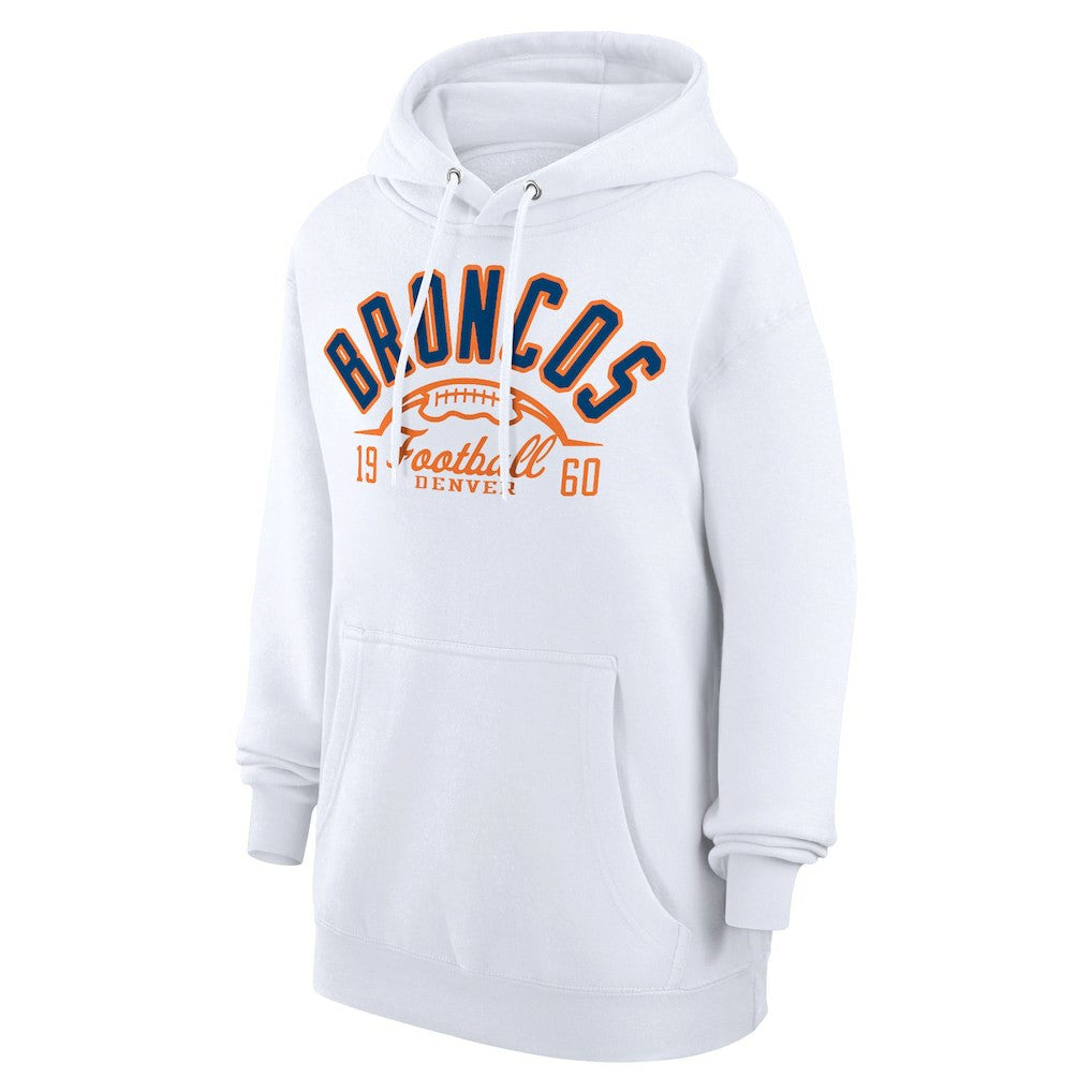 Starter Unisex Half Ball Team Fleece Pullover Hoodie - Denver Broncos