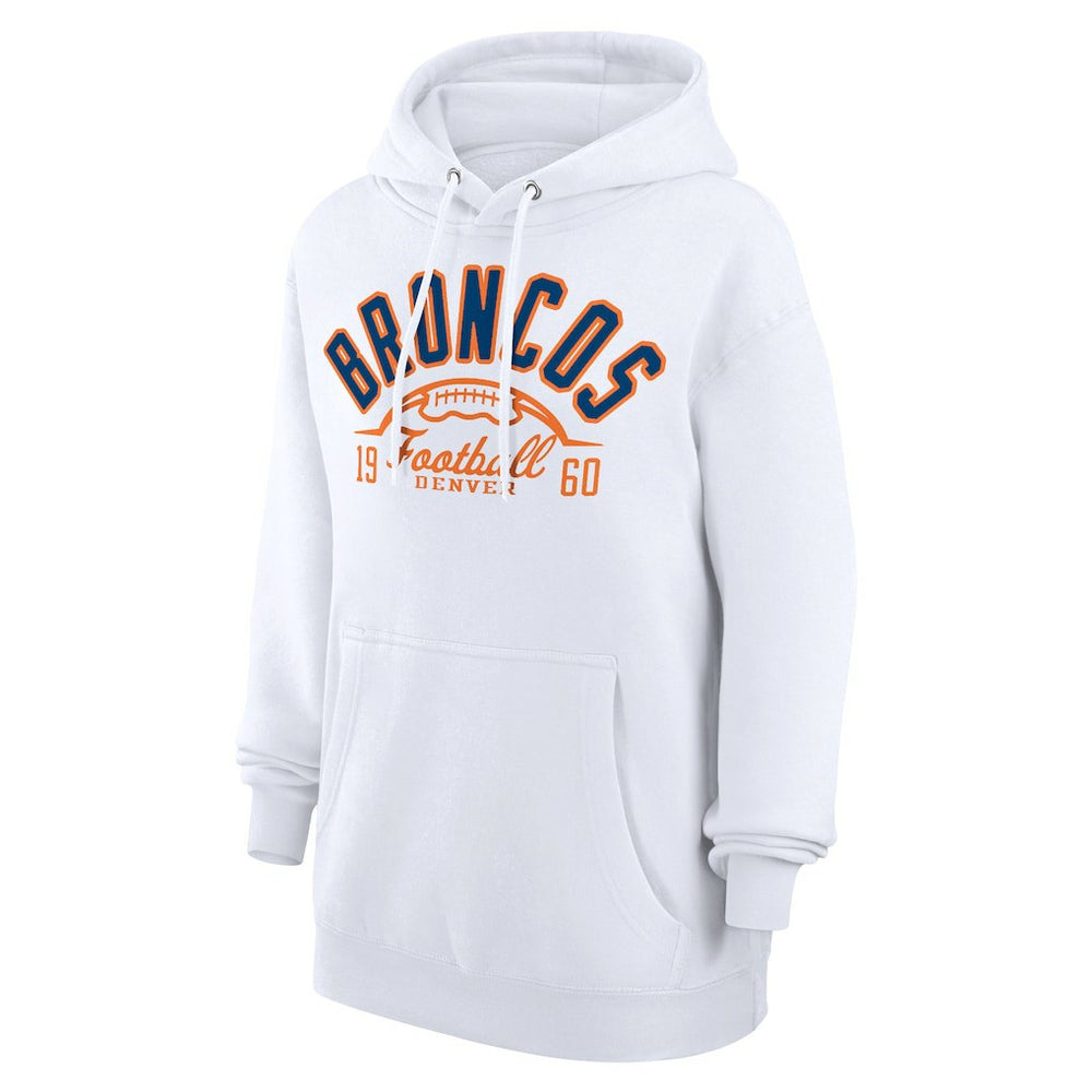 Starter Unisex Half Ball Team Fleece Pullover Hoodie - Denver Broncos