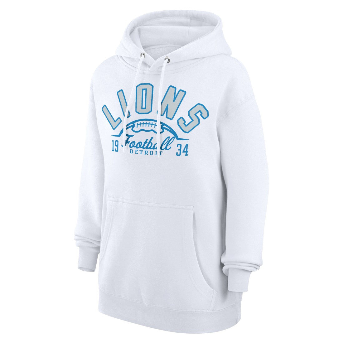 Starter Unisex Half Ball Team Fleece Pullover Hoodie - Detroit Lions