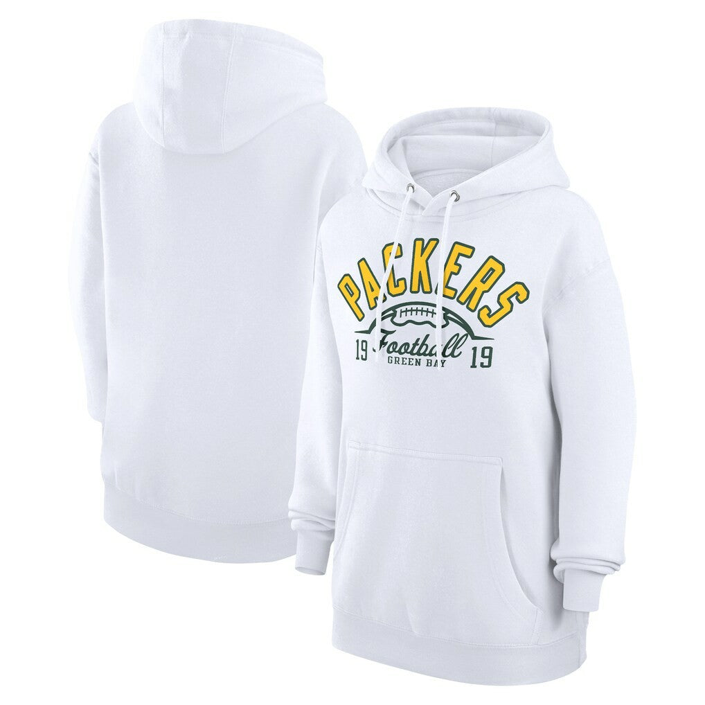 Starter Unisex Half Ball Team Fleece Pullover Hoodie - Green Bay Packers