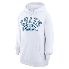 Starter Unisex Half Ball Team Fleece Pullover Hoodie - Indianapolis Colts
