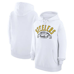 Starter Unisex Half Ball Team Fleece Pullover Hoodie - Pittsburgh Steelers