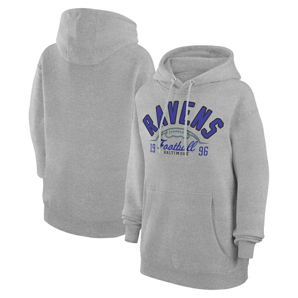 Starter Unisex Half Ball Team Fleece Pullover Hoodie - Baltimore Ravens