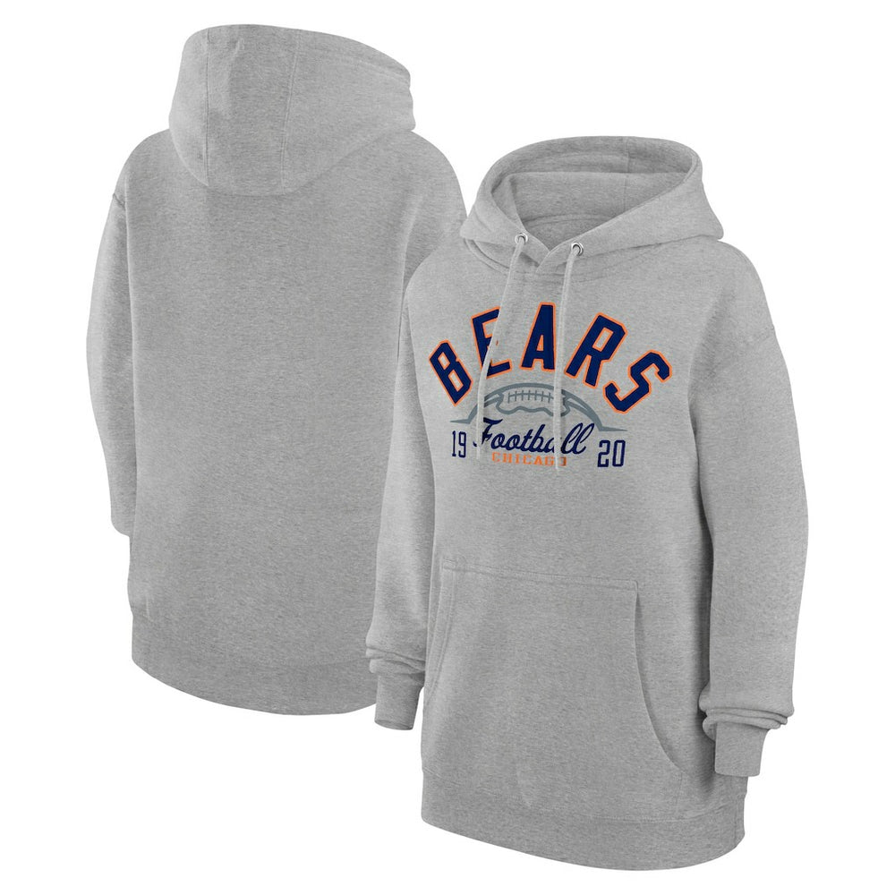 Starter Unisex Half Ball Team Fleece Pullover Hoodie - Chicago Bears