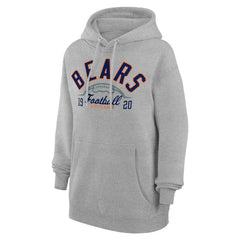 Starter Unisex Half Ball Team Fleece Pullover Hoodie - Chicago Bears