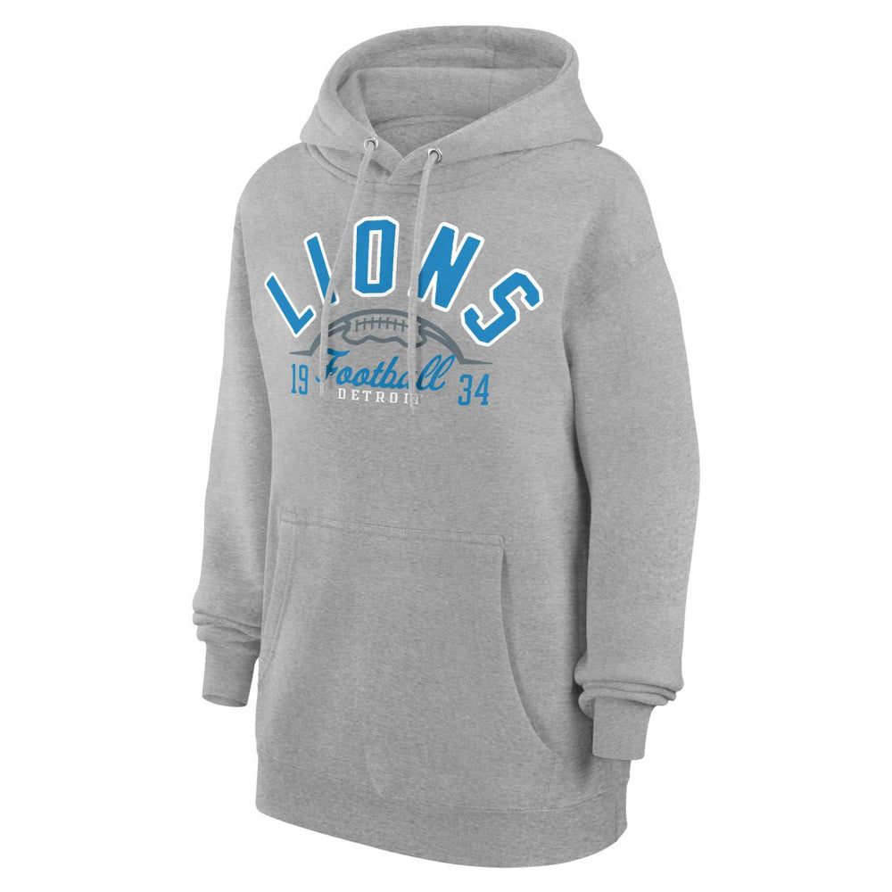Starter Unisex Half Ball Team Fleece Pullover Hoodie - Detroit Lions