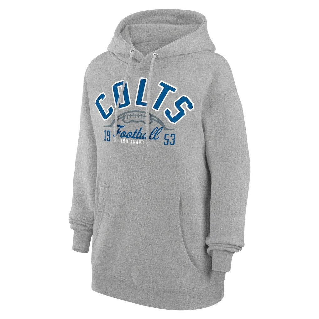 Starter Unisex Half Ball Team Fleece Pullover Hoodie - Indianapolis Colts