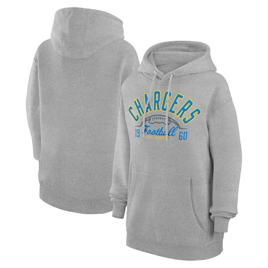 Starter Unisex Half Ball Team Fleece Pullover Hoodie - Los Angeles Chargers