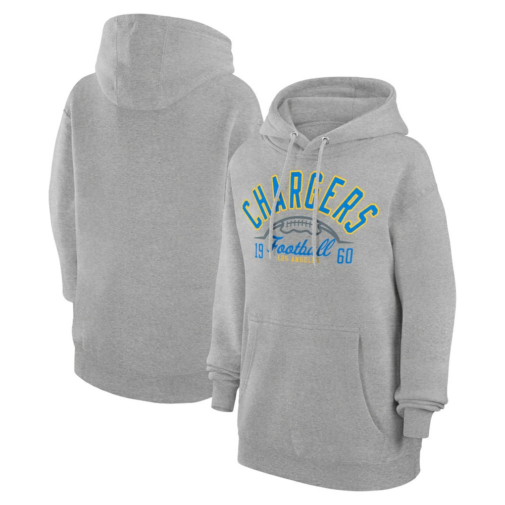Starter Unisex Half Ball Team Fleece Pullover Hoodie - Los Angeles Chargers