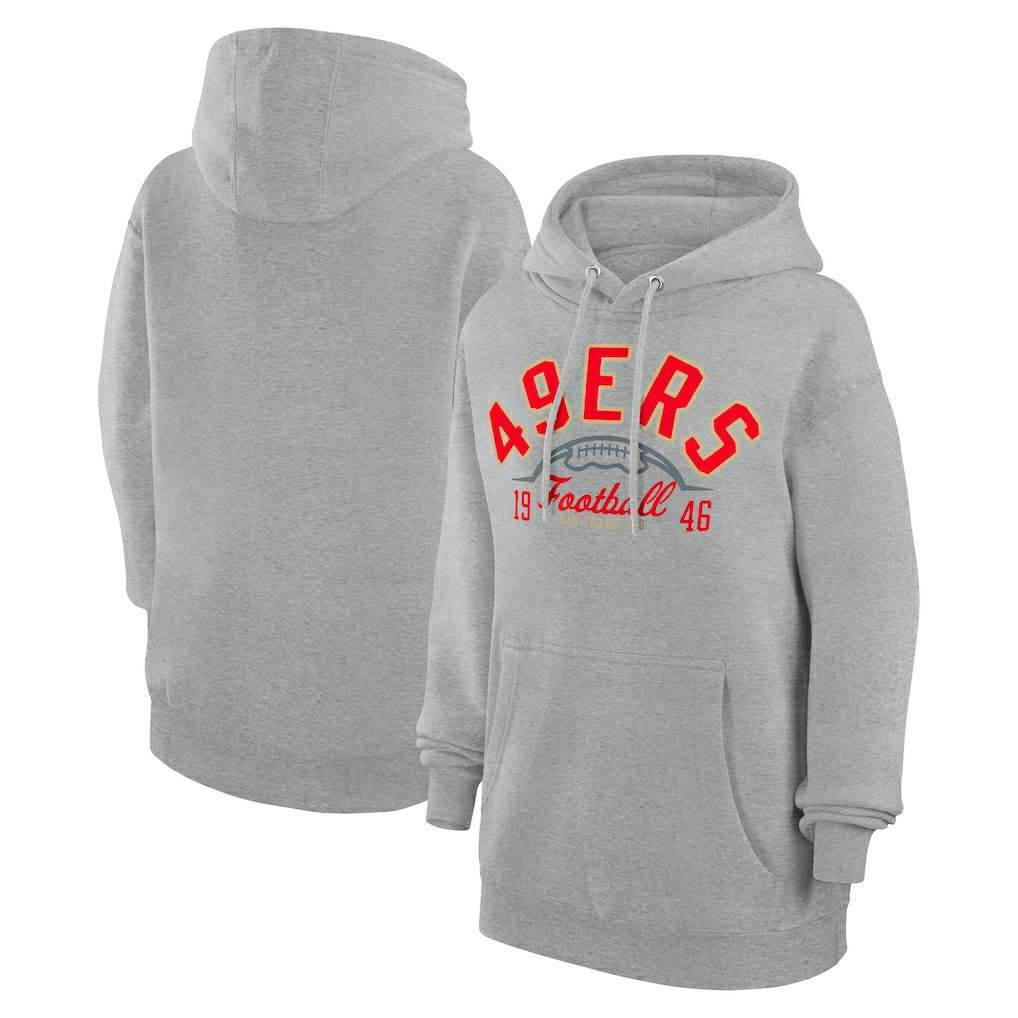 Starter Unisex Half Ball Team Fleece Pullover Hoodie - San Francisco 49ers